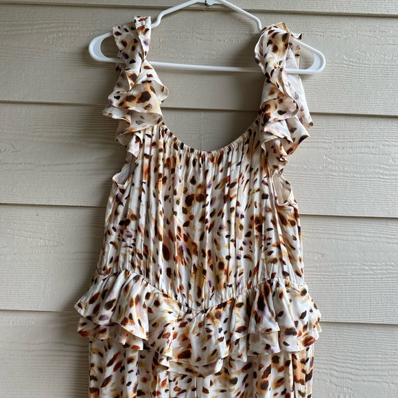 Sofia Jeans by Sofia Vergara Women’s Ruffle Sweetheart Long Midi Dress - Picture 2 of 8